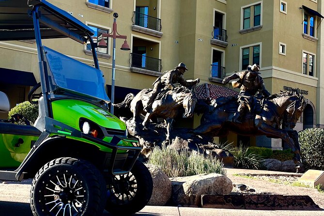 1.5 Hour Stretch Limo Golf Cart Tour, Ultimate Old Town Exploration - Western Spirit and the story of the American West