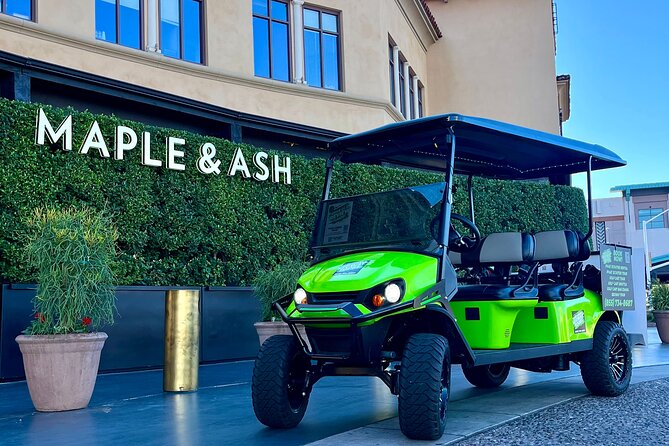 1.5 Hour Stretch Limo Golf Cart Tour, Ultimate Old Town Exploration - The Rusty Spur and Old Town after dark