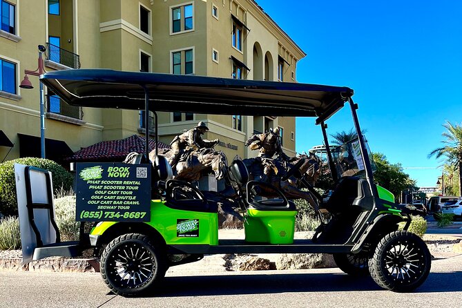 1.5 Hour Stretch Limo Golf Cart Tour, Ultimate Old Town Exploration - Old Town Scottsdale in one useful sweep