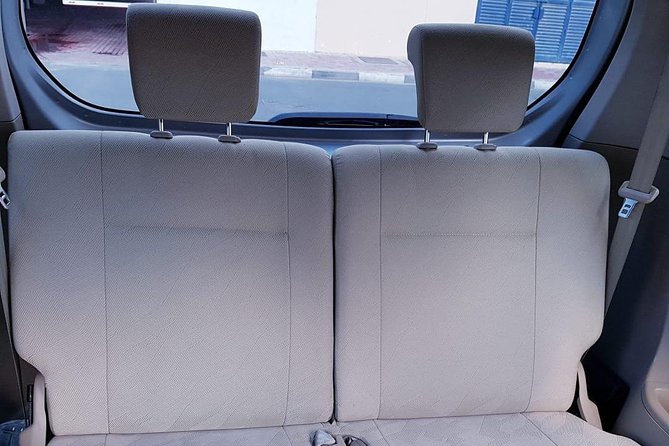 7 Seater Car/Minivan With Driver - Half/Full Day - Using the service for a Dubai day