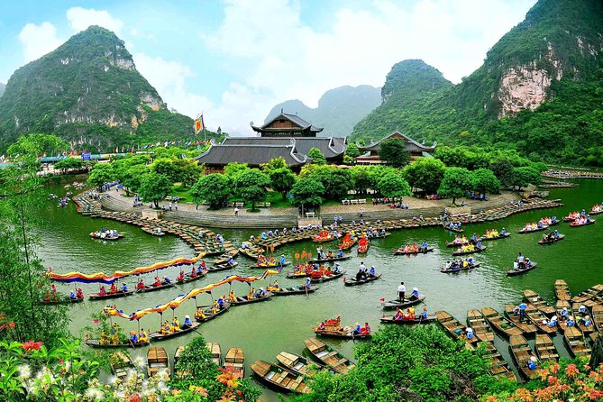 A Comfortable Trang An - Bai Dinh Limousine small group tour 1 day - Leaving Hanoi in a limousine bus