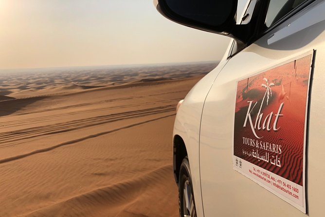 Abu Dhabi morning desert safari - Private car - How the time and price compare