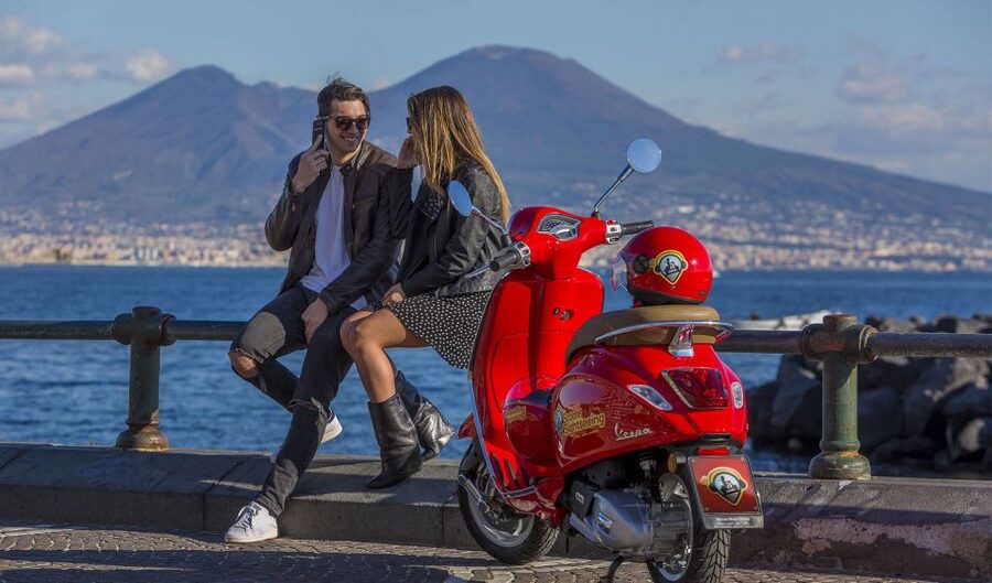 Amazing audioguided Vespa Tour of Naples - with driver - Royal Naples and the road to Santa Lucia