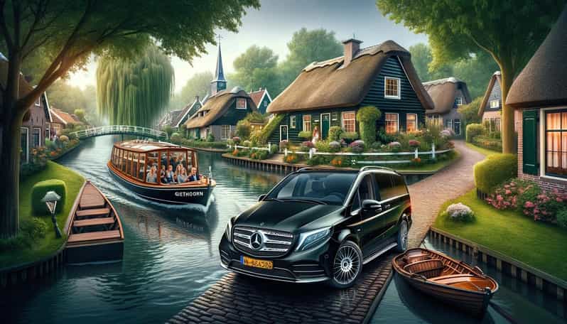 Amsterdam: Explore Giethoorn in a Private Tour with Driver - Arriving in the car-free village