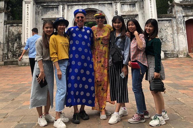 Ao dai Vietnam photograph tour with private car - Phung Hung’s painted railway arches
