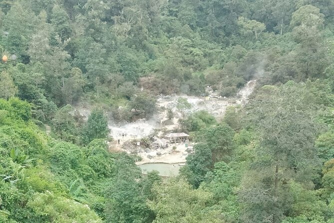 Bandung Tour All In, White Crater, Volcano Mountain, Hot Spring - Rancabali tea fields slow the pace
