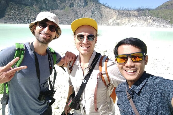 Bandung Tour All In, White Crater, Volcano Mountain, Hot Spring - White Crater and its sulfur-colored water