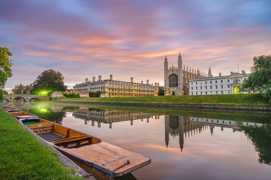 Cambridge: Chauffeured Punting Tour - The 45 to 50 minute route along the Cam