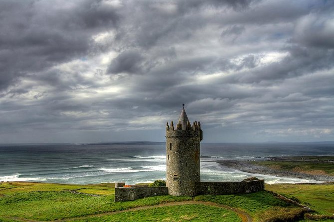 Cliffs of Moher including Cliffs of Moher Boat Experience Luxury Car Tour - Leaving Dublin for County Clare