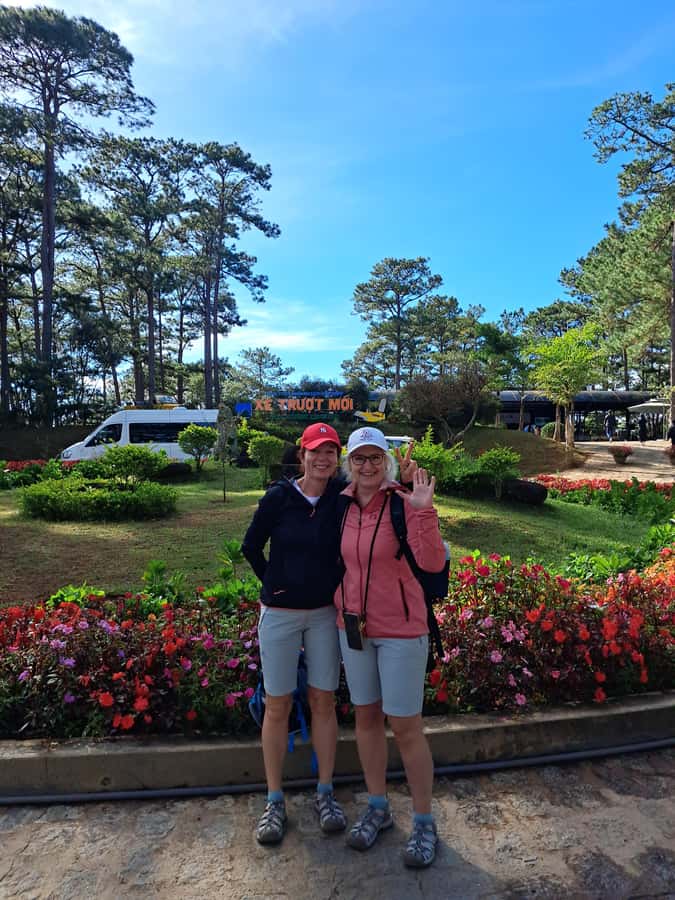 Dalat city tour by private car Combined train trip, Ziplines - Datanla Waterfall: pick your level of adventure