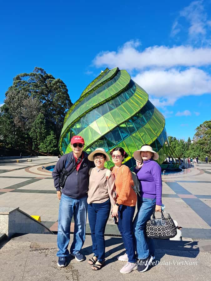 Dalat city tour by private car Combined train trip, Ziplines - Lunch is local, but you pay separately