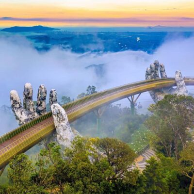 Danang: Golden Bridge by Private Car or Bus w hotel pickup