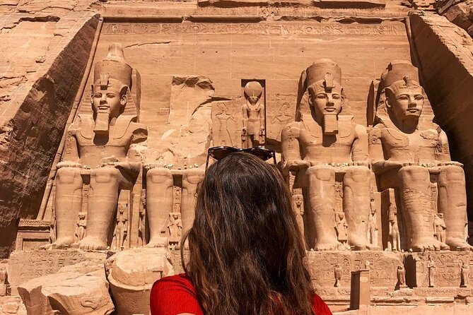 Day tour to Abu Simbel from Aswan by private car - Arriving at the Abu Simbel Temple Complex