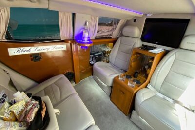 Deluxe GMC Limousine from CUN Airport to Cancun Hotel Zone