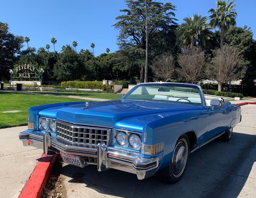 Discover LA in a 1973 Cadillac Eldorado convertible - Key points at a glance