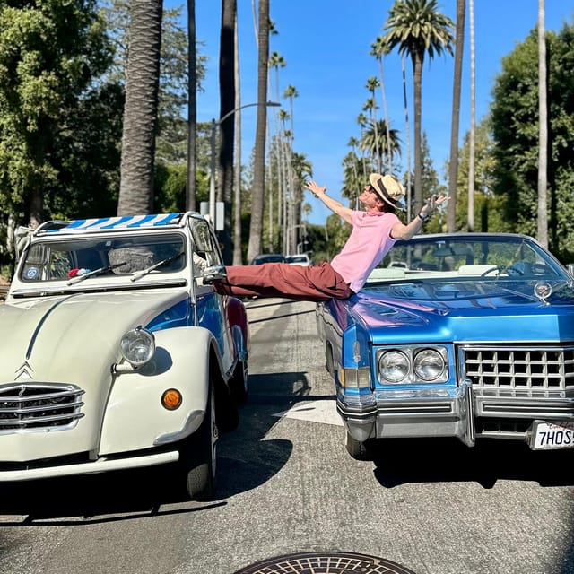 Discover LA in a 1973 Cadillac Eldorado convertible - Melrose Avenue, street art, and vintage shops