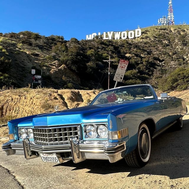 Discover LA in a 1973 Cadillac Eldorado convertible - Bel Air and the final ride back