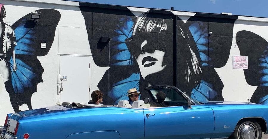 Discover LA in a 1973 Cadillac Eldorado convertible - Starting at 640 South Curson Avenue
