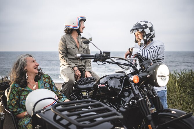 Discovery of the Basque Country by sidecar with private driver - Who will enjoy this ride most