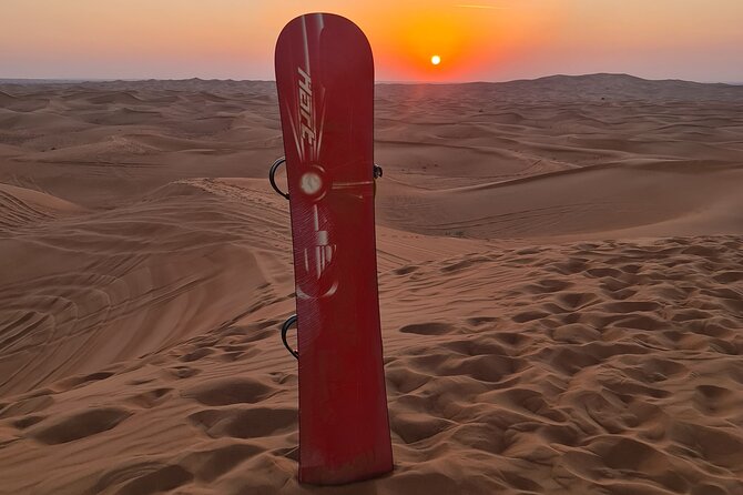 Dubai Desert Safari & Buffet Dinner and Camel ride with PRIVATE CAR - The red-sand drive and 20 to 35 minutes of dune bashing