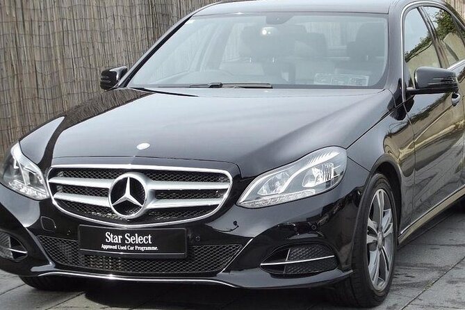 Dublin To Kilkenny Castle Waterford Crystal Private Car - Day Tour - The Mercedes ride from Dublin