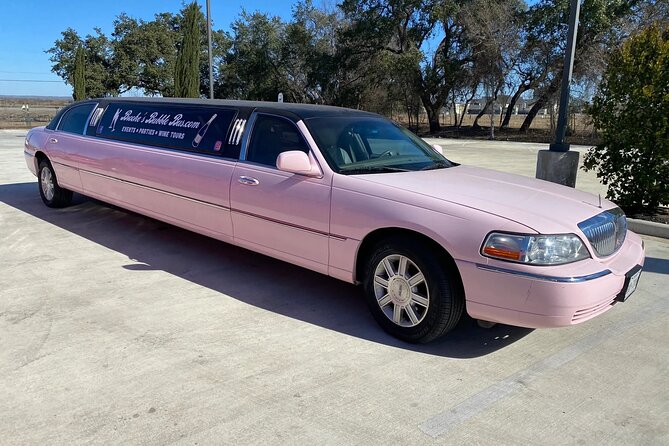 Fredericksburg Private Wine Tour Lincoln Limo - Barons Creek Vineyards, elegant setting with a busy tasting room