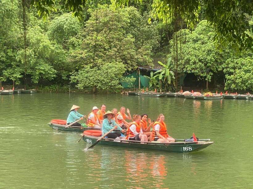 From Hanoi : Ninh Binh Day Trip by Limousine with Lunch - Tam Coc by bamboo boat