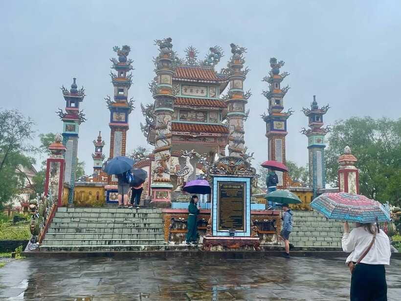 From Hue: Private Car to Hoi An via An Bang Cemetery - Lap An Lagoon and lunch beside the water