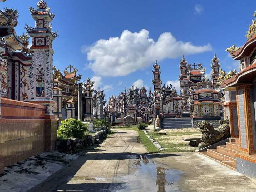 From Hue: Private Car to Hoi An via An Bang Cemetery - My Khe Beach and the coastal approach to Da Nang