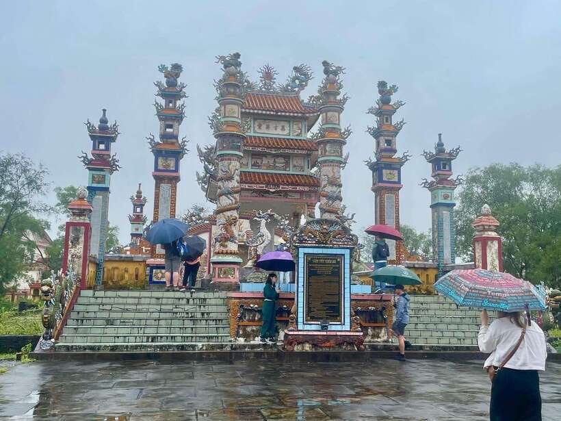 From Hue: Private Car to Hoi An via An Bang Cemetery - An Bang Cemetery, a city of elaborate tombs