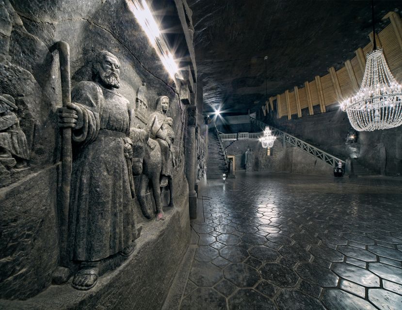 From Krakow: Wieliczka Salt Mine Tour With Private Car - Two underground lakes and the mine’s stranger side