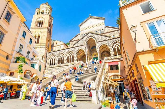 From Naples: Amalfi Coast Private Tour in a Mercedes Van - Amalfi and the cathedral at the center