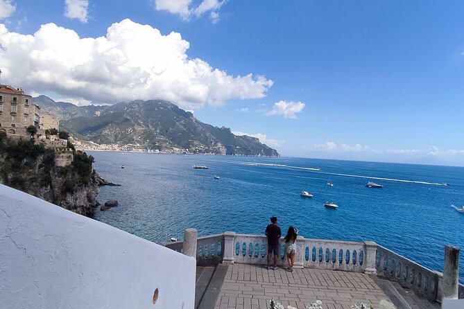 From Naples: Amalfi Coast Private Tour in a Mercedes Van - Ravello above the coast