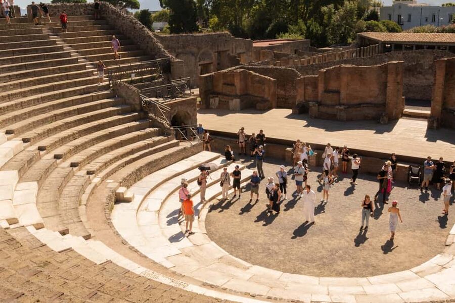 From Rome: Luxury Van Day Trip to Pompeii & Sorrento Lunch - Pompeii with a certified archaeologist