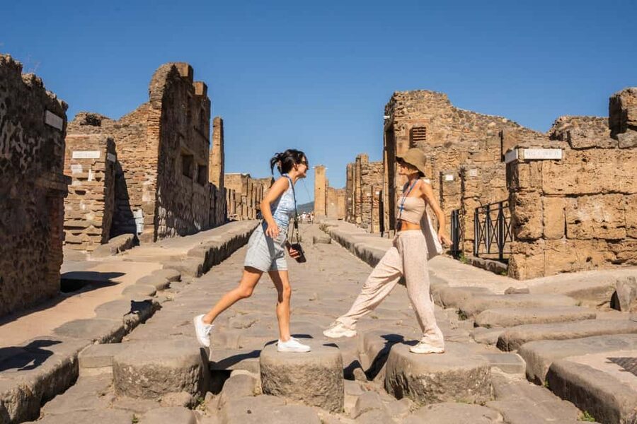 From Rome: Luxury Van Day Trip to Pompeii & Sorrento Lunch - Meeting near the Colosseum