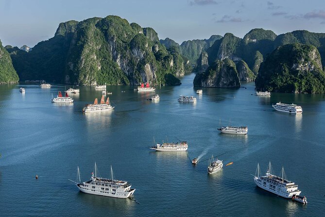 Full-Day Halong Bay Cruise with Limousine Pickup - Sung Sot Cave and its 200 forest-covered steps