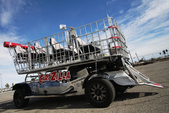 Giant Shopping Cart Limo Ride in Las Vegas - Music is a major part of the ride