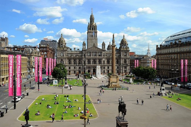 Glasgow Airport Transfer: Glasgow Airport GLA to Glasgow City in Luxury Van - A direct start from Glasgow Airport