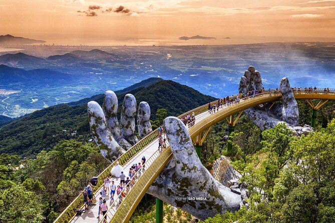 Golden Bridge & Ba Na Hills Private Day Tour with Chauffeur - La Jardin d’Amour and Debay Wine Cellar