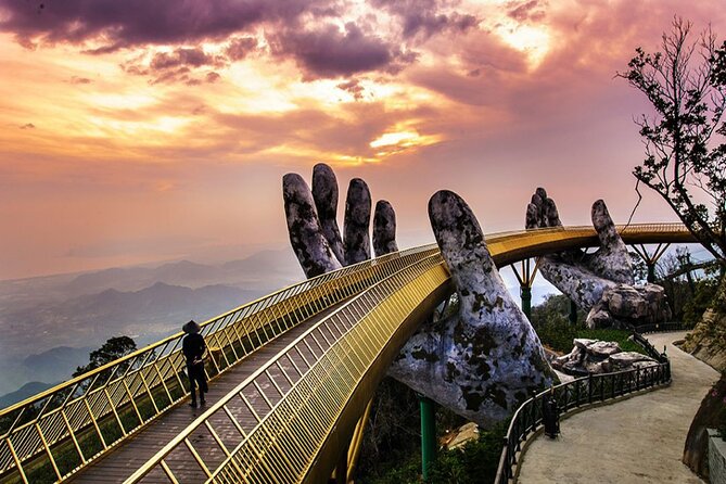 Golden Bridge & Ba Na Hills Private Day Tour with Chauffeur - French Village, Fantasy Park, and the resort atmosphere