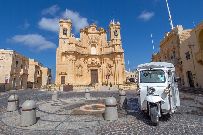 Gozo All Inclusive Chauffeured Tuk Tuk Day Tour - Blue Lagoon - Ta’ Pinu, salt pans, and Marsalforn