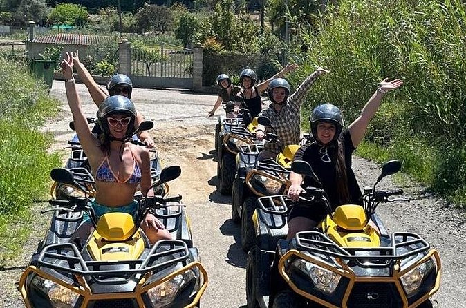 Guided Quad Activity with driver's license and without driver's license - Pickup from the Costa del Maresme