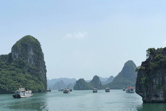 HaLong Bay 1Day 6hrs cruising - Alova Premium Cruise - Limousine - Titov Island and the climb for the view