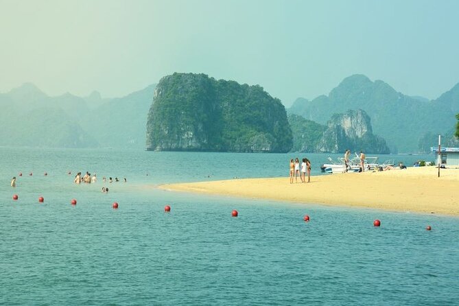 Halong Bay Day Tour 6Hour Deluxe Cruise Limousine Bus Small Group - Choosing between kayaking and a bamboo boat at Hang Luon