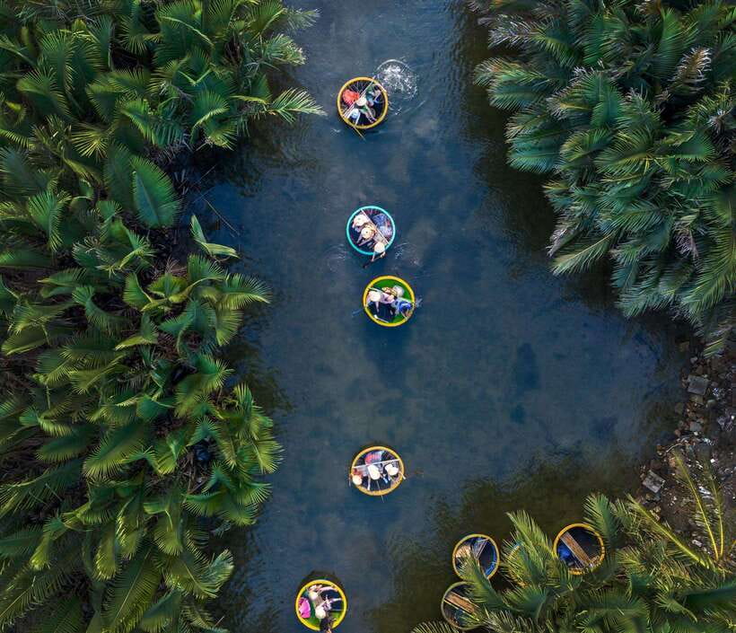 Hao Coconut: Hoi An Basket Boat Tour W 2-Ways by Private Car - Leaving Hoi An by private car