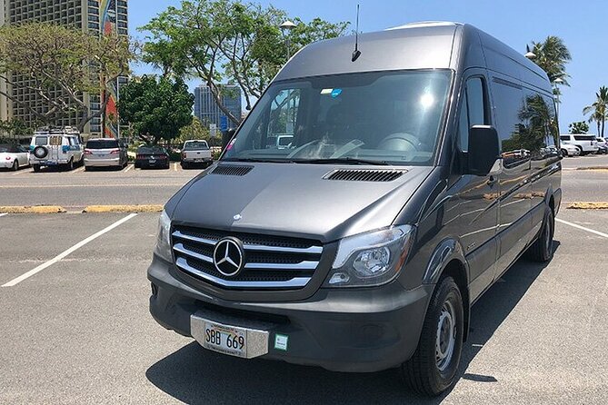 HNL Airport & Waikiki Private Transfer by Brand New Mercedes Van - The drive to Waikiki is direct, not a sightseeing tour