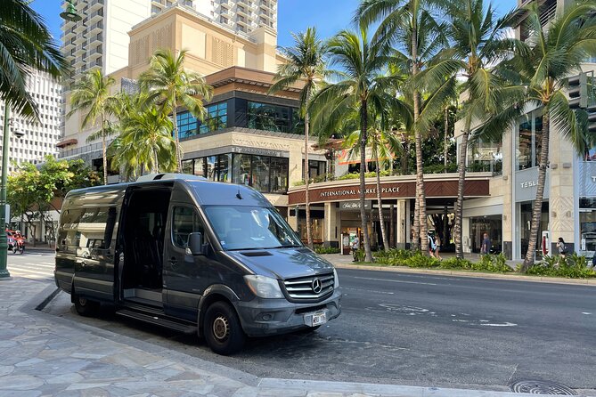 HNL Airport & Waikiki Private Transfer by Brand New Mercedes Van - The airport pickup near baggage claim