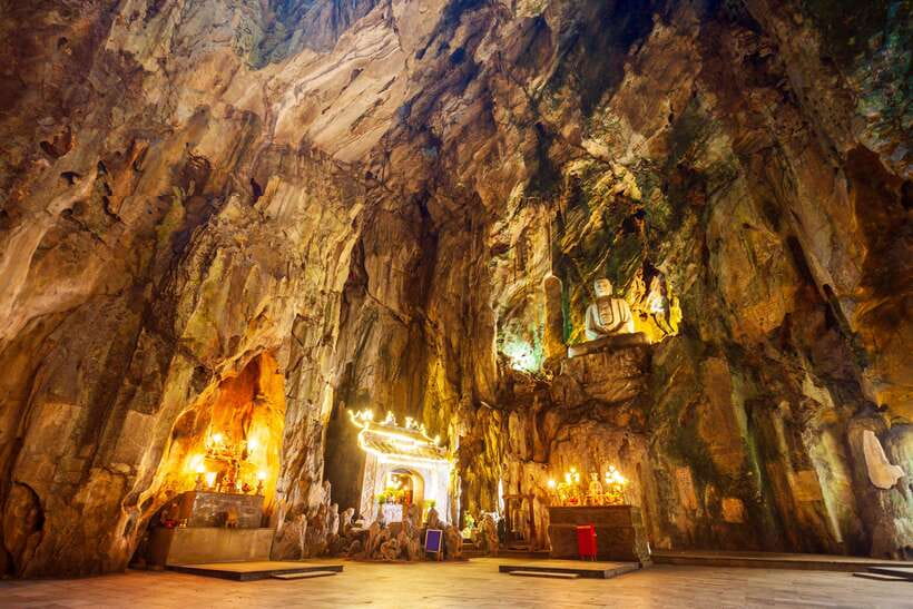 Hoi An: Private Car to Hue with Multi Sightseeing Stops - Marble Mountains, caves and pagodas near Da Nang