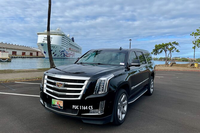 Honolulu Harbor Cruise Terminal Transfer by Luxury Vehicle - From Waikiki hotels to the harbor