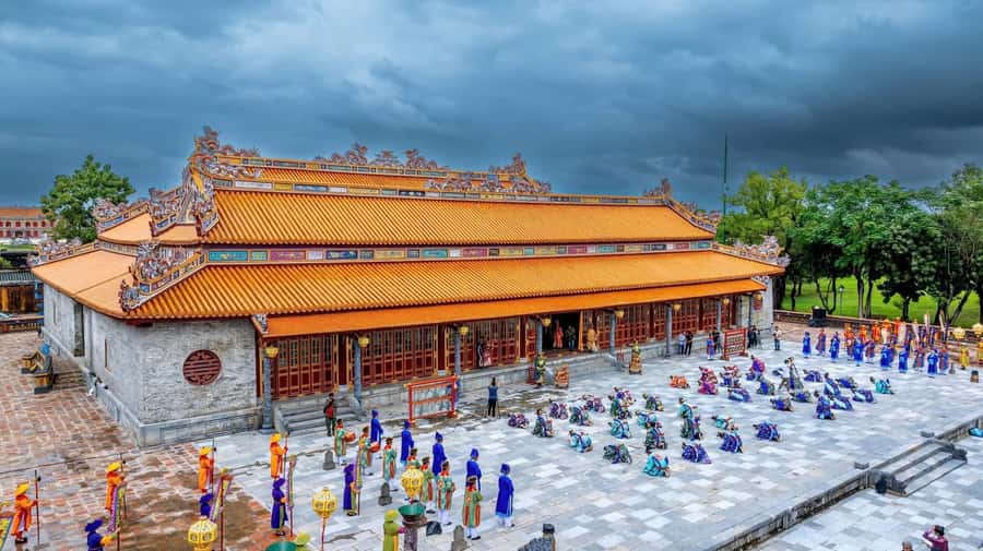Hue: City Day-Trip by Private Car & English-Speaking Driver - An Dinh Palace and a change in royal taste